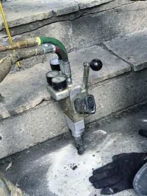 Commercial Concrete Mudjacking detail